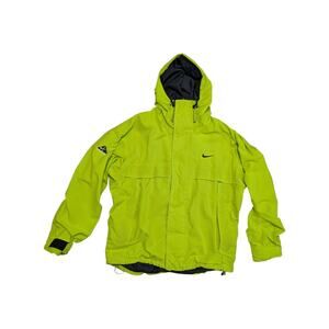 Vintage Nike ACG Storm Fit Jacket Neon Green Bright Yellow Fluorescent Full Zip